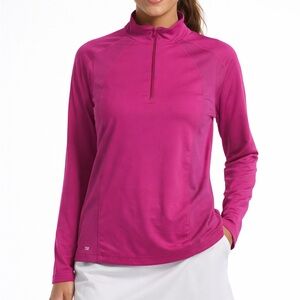 Tail Tech Performance Women’s Athletic Half Zip Top Size M PinkMade in Colombia